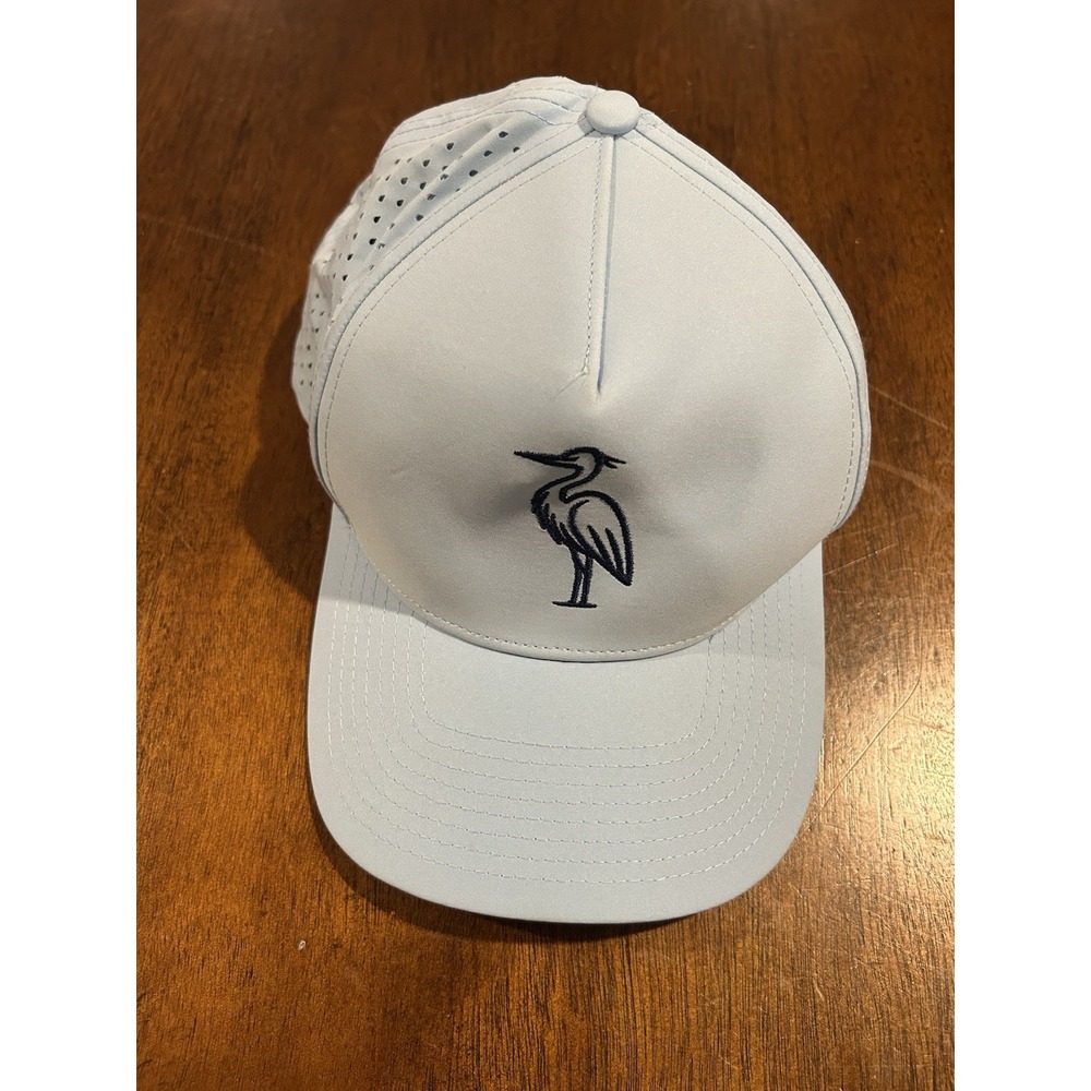 1010 Waterproof Performance Golf SnapBack Hat Light blue Sand Crane